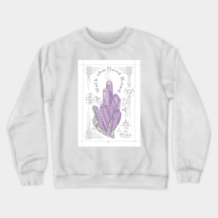 Walk the Hard Road With a Heart of Stone. Crewneck Sweatshirt